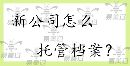 新公司怎么托管档案？