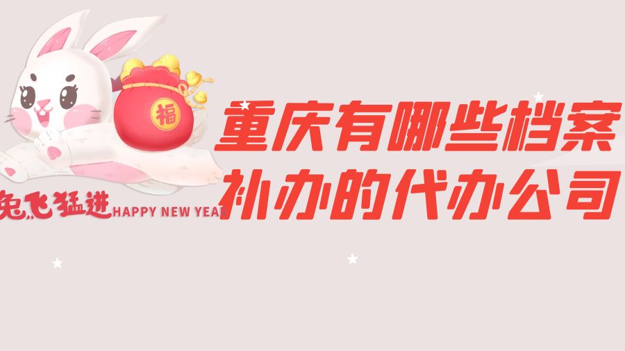 重庆有哪些档案补办的代办公司？